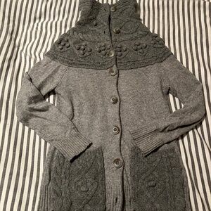 Anthropologie "Sleeping on Snow" wool-blend sweater